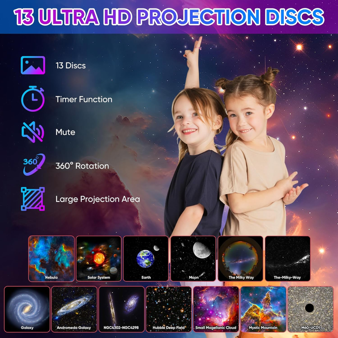 DreamLight – 13-in-1 Galaxy Projector Lamp